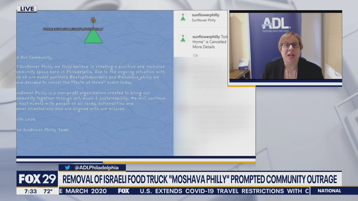 Removal of Israeli food truck "Moshava Philly" from "Eat Up the Border" event prompts community outrage